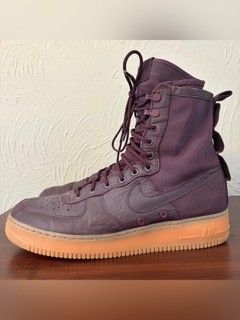 Nike SF Air Force 1 Deep Burgundy High Top Men's Size 11 Sneakers 864024-600